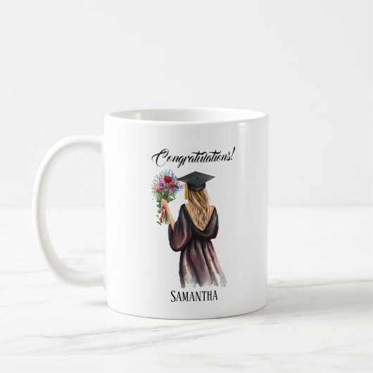 Personalisierter Abschluss (11) Kaffeetasse (Links)