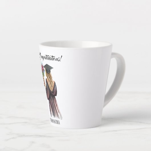 Personalisierter Abschluss (11) Milchtasse (Rechte Ecke)