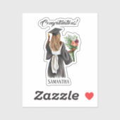 Personalisierter Abschluss (13) Aufkleber (Blatt)