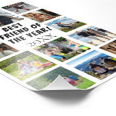 Personalisierter Abschluss 13 Foto Collage Poster (Ecke)