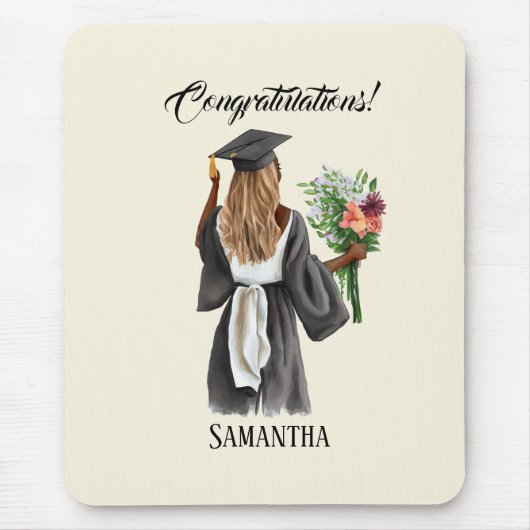 Personalisierter Abschluss (13) Mousepad (Vorne)