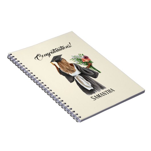 Personalisierter Abschluss (13) Notizblock (Rechte Seite)