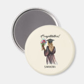 Personalisierter Abschluss (14) Magnet (Vorderseite/Rückseite)