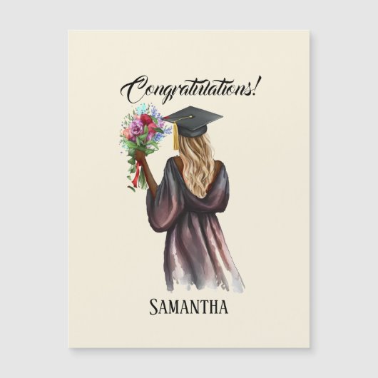 Personalisierter Abschluss (14) Magnetkarte (Vorderseite)