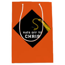 Personalisierter Abschluss 2022 Mittelgeschenktasc