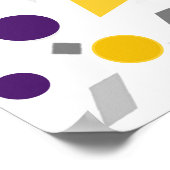 Personalisierter Abschluss 2023 Glückwunsch Poster (Ecke)