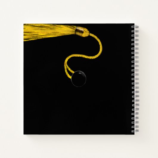 Personalisierter Abschluss 2023 Notizblock (Rückseite)