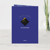 Personalisierter Abschluss 2024 Karte (Rückseite)