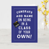 Personalisierter Abschluss 2024 Karte (Gelbe Blume)