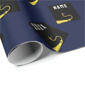 Personalisierter Abschluss 2025 Geschenkpapier (Rolleneckpunkt)