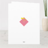 Personalisierter Abschluss 2025 Karte (Rückseite)