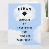 Personalisierter Abschluss 2025 Karte (Vorderseite)