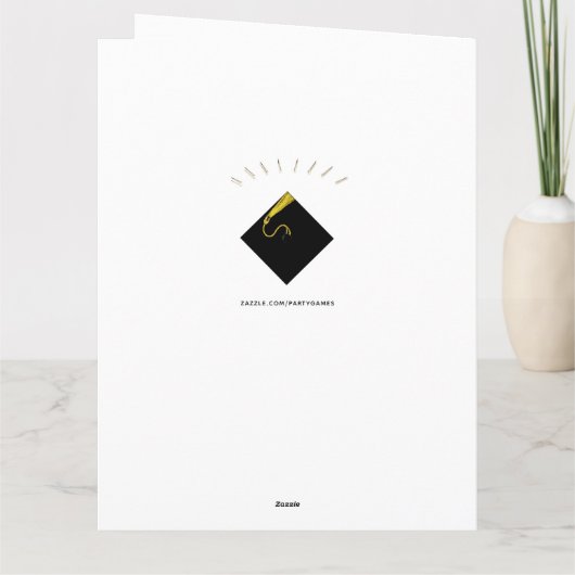 Personalisierter Abschluss 2025 Karte (Rückseite)