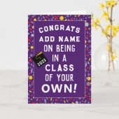 Personalisierter Abschluss 2025 Karte (Gelbe Blume)