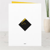 Personalisierter Abschluss 2025 Karte (Rückseite)