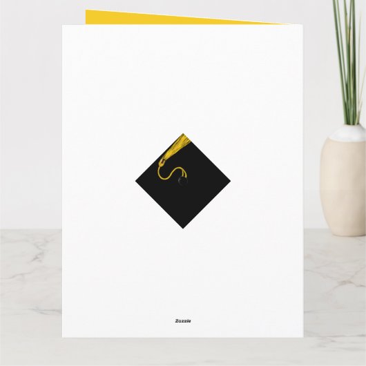 Personalisierter Abschluss 2025 Karte (Rückseite)