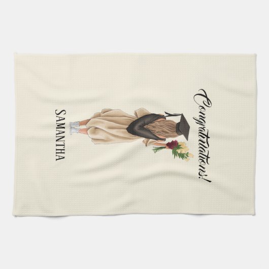 Personalisierter Abschluss (2) Geschirrtuch (Horizontal)