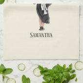 Personalisierter Abschluss (3) Geschirrtuch (Gefaltet)