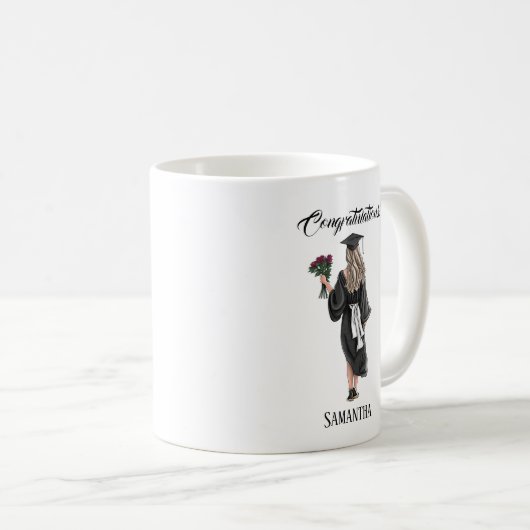 Personalisierter Abschluss (3) Kaffeetasse (VorderseiteRechts)