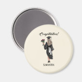 Personalisierter Abschluss (3) Magnet (Vorderseite/Rückseite)