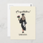 Personalisierter Abschluss (3) Postkarte (Vorne/Hinten)