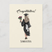 Personalisierter Abschluss (3) Postkarte (Vorderseite)