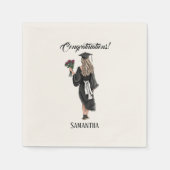 Personalisierter Abschluss (3) Serviette (Vorderseite)