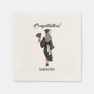Personalisierter Abschluss (3) Serviette