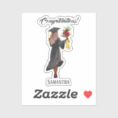 Personalisierter Abschluss (5) Aufkleber (Blatt)