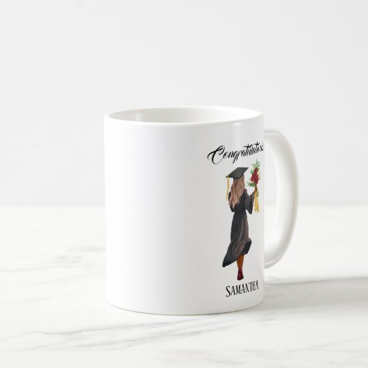 Personalisierter Abschluss (5) Kaffeetasse (VorderseiteRechts)