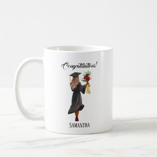 Personalisierter Abschluss (5) Kaffeetasse (Links)