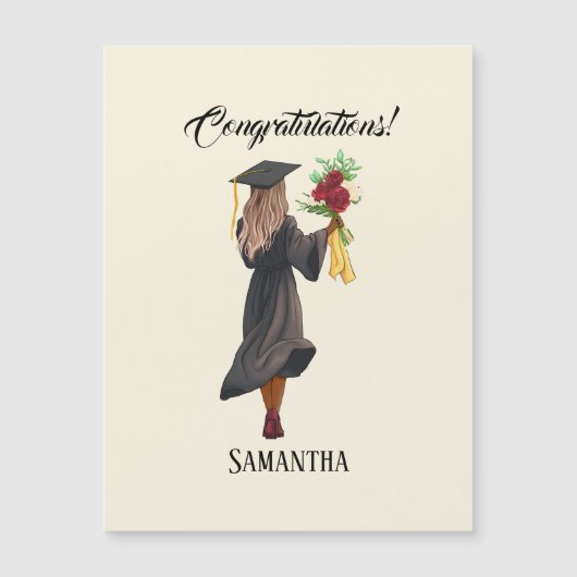 Personalisierter Abschluss (5) Magnetkarte (Vorderseite)