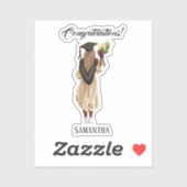 Personalisierter Abschluss (6) Aufkleber (Blatt)