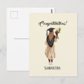 Personalisierter Abschluss (6) Postkarte (Vorne/Hinten)