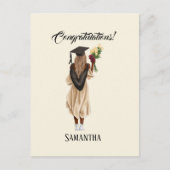 Personalisierter Abschluss (6) Postkarte (Vorderseite)