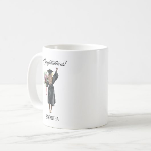 Personalisierter Abschluss (7) Kaffeetasse (Vorderseite Links)