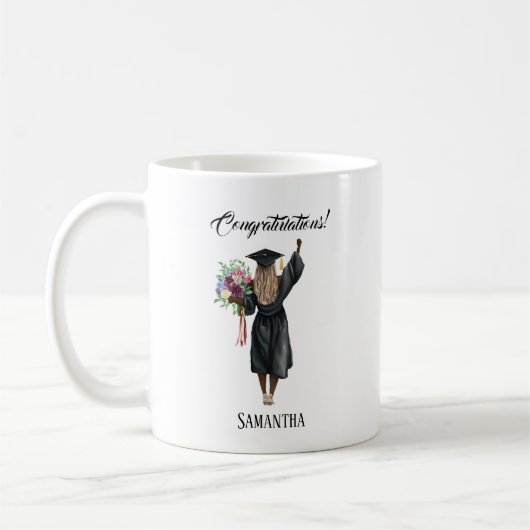 Personalisierter Abschluss (7) Kaffeetasse (Links)