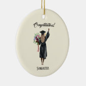 Personalisierter Abschluss (7) Keramik Ornament (Rechts)