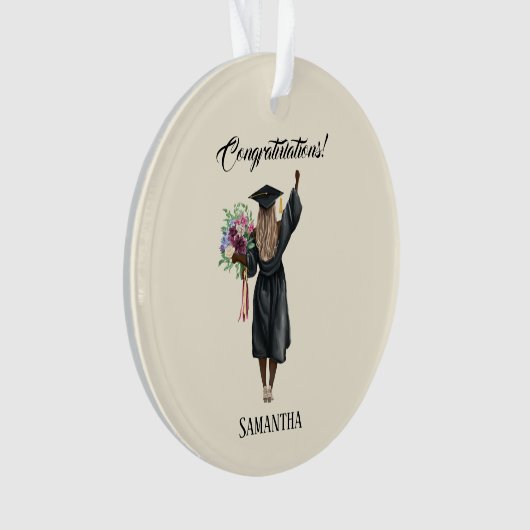 Personalisierter Abschluss (7) Ornament (Vorderseite)