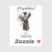 Personalisierter Abschluss (8) Aufkleber (Blatt)