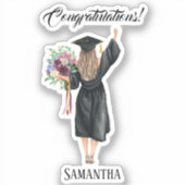 Personalisierter Abschluss (8) Aufkleber (Vorderseite)