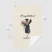 Personalisierter Abschluss (8) Golfhandtuch (Insitu)