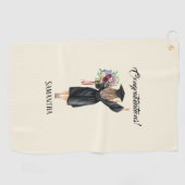 Personalisierter Abschluss (8) Golfhandtuch (Horizontal)