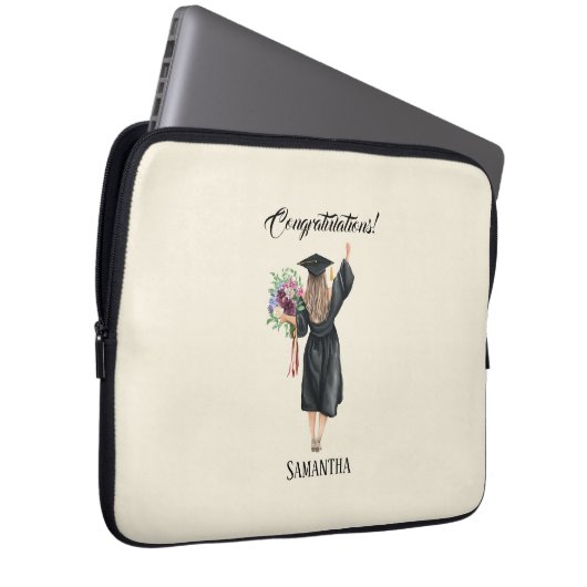 Personalisierter Abschluss (8) Laptopschutzhülle (Vorne Rechts)