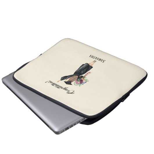 Personalisierter Abschluss (8) Laptopschutzhülle (Vorne Knopf)