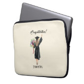 Personalisierter Abschluss (8) Laptopschutzhülle (Vorderseite Links)