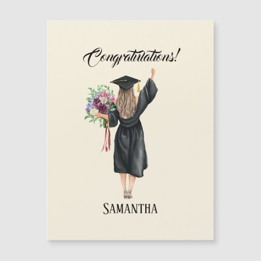 Personalisierter Abschluss (8) Magnetkarte (Vorderseite)