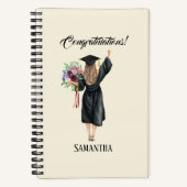 Personalisierter Abschluss (8) Notizblock (Vorderseite)