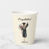 Personalisierter Abschluss (8) Pappbecher (Rückseite)