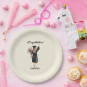 Personalisierter Abschluss (8) Pappteller (Party)